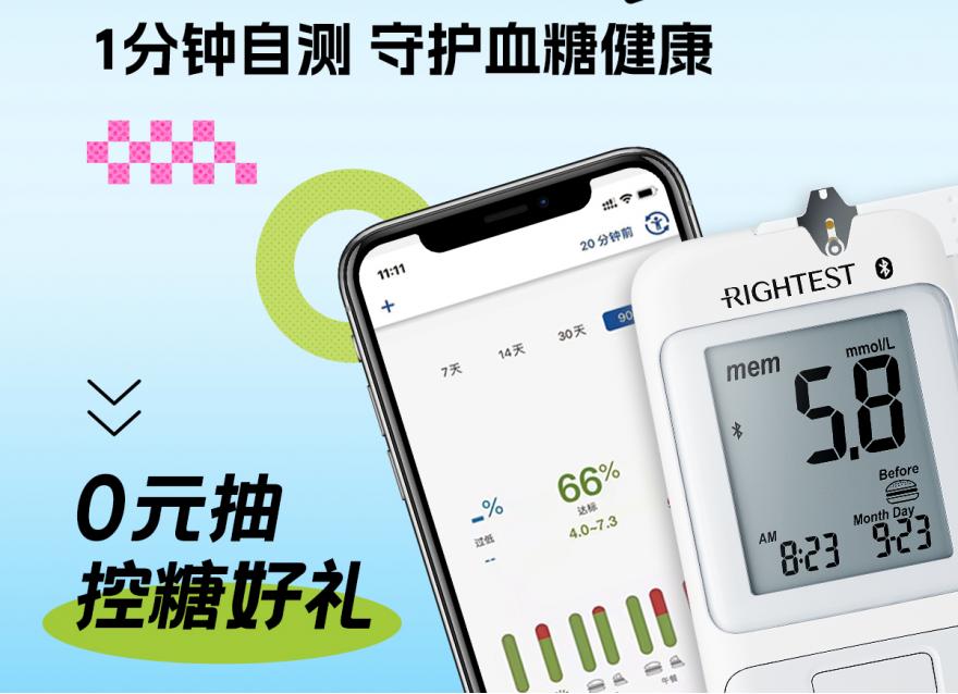  健康生活向前沖 | 1分鐘自測(cè)守護(hù)血糖健康（文末有禮）
